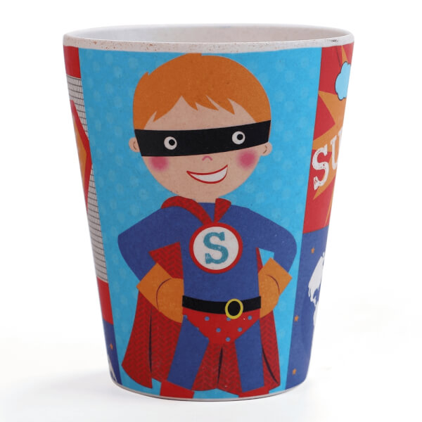 Bộ đồ dùng ăn uống sợi tre siêu nhân (DS50443BF(S/5), 7699)