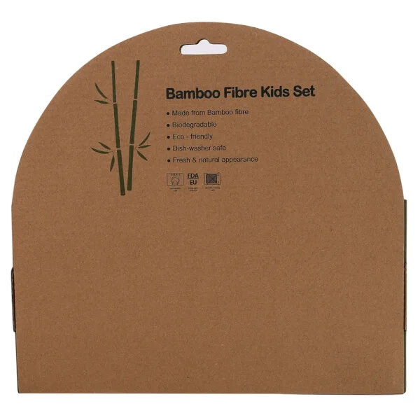 Bộ đồ dùng ăn uống sợi tre siêu nhân (DS50443BF(S/5), 7699)