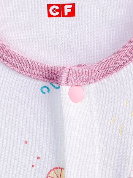 Body bé gái dài CF-Nous I0120014 (Trắng)