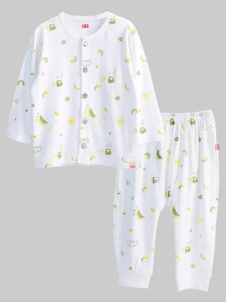 Bộ sơ sinh dài CF-Nous I0120008 (Trắng)