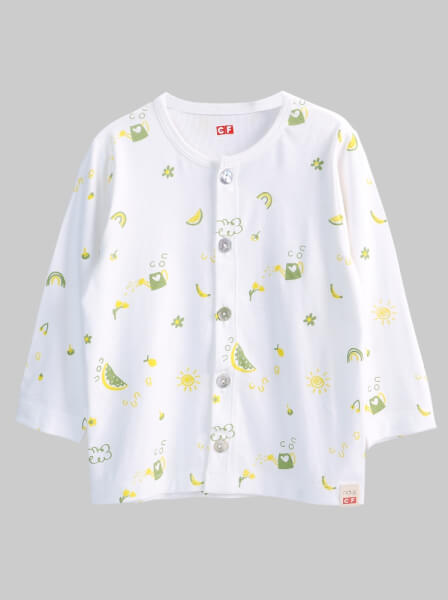 Bộ sơ sinh dài CF-Nous I0120008 (Trắng)