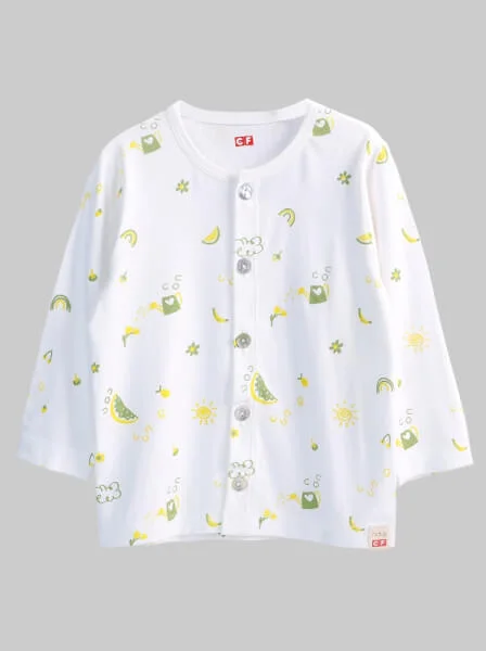 Bộ sơ sinh dài CF-Nous I0120008 (Trắng)