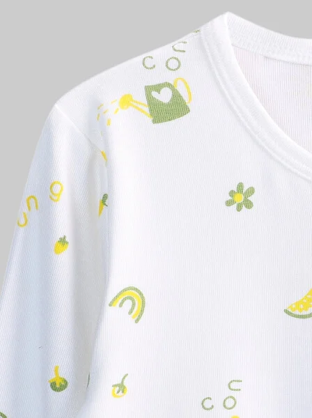 Bộ sơ sinh dài CF-Nous I0120008 (Trắng)