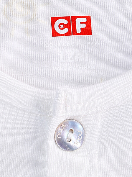 Bộ sơ sinh dài CF-Nous I0120008 (Trắng)