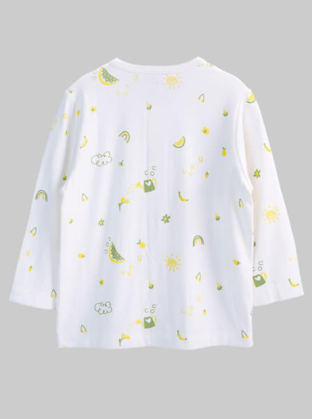 Bộ sơ sinh dài CF-Nous I0120008 (Trắng)