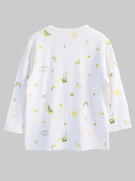 Bộ sơ sinh dài CF-Nous I0120008 (Trắng)