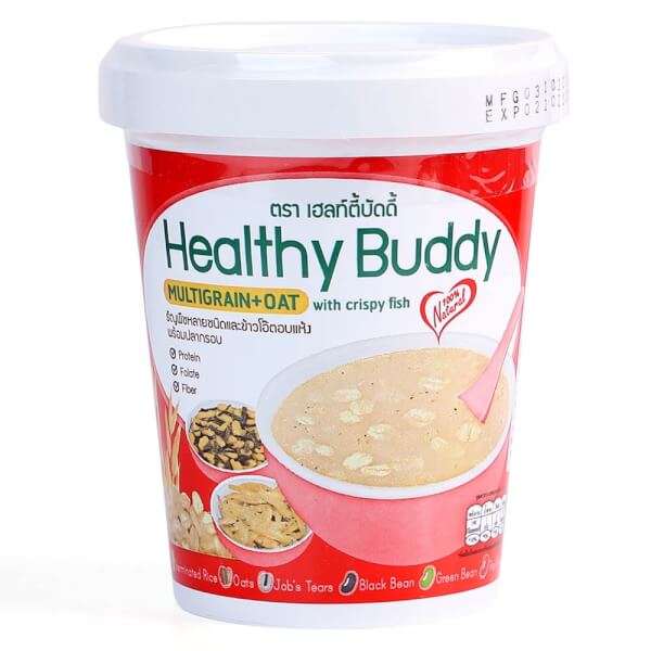 Cháo ngũ cốc yến mạch vị cá Healthy Buddy , 48g