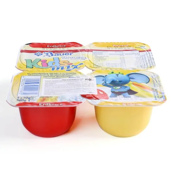 Combo 12 Phô mai hoa quả Kids Mix vị dâu chuối 50g - Lốc 4