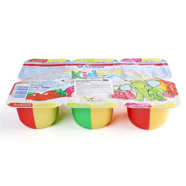 Combo 2 Pho mát sữa chua hoa quả Kids Mix Premium 50g - Lốc 6