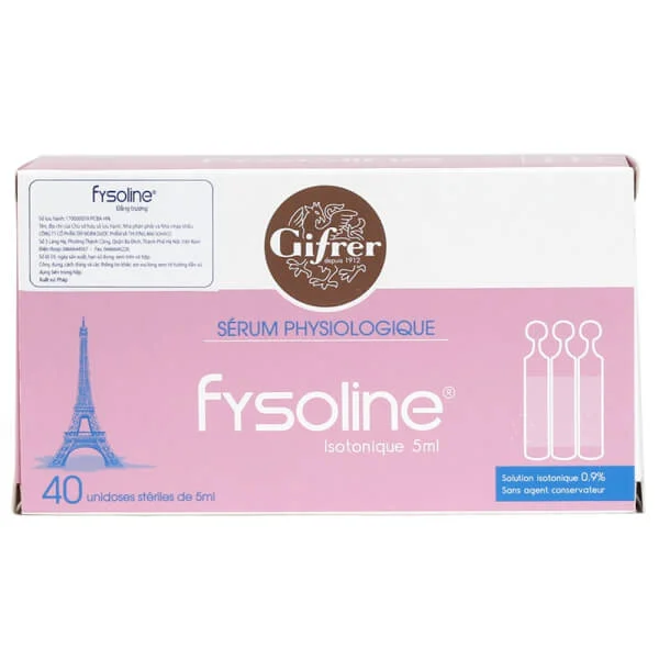 Nước muối sinh lý Fysoline