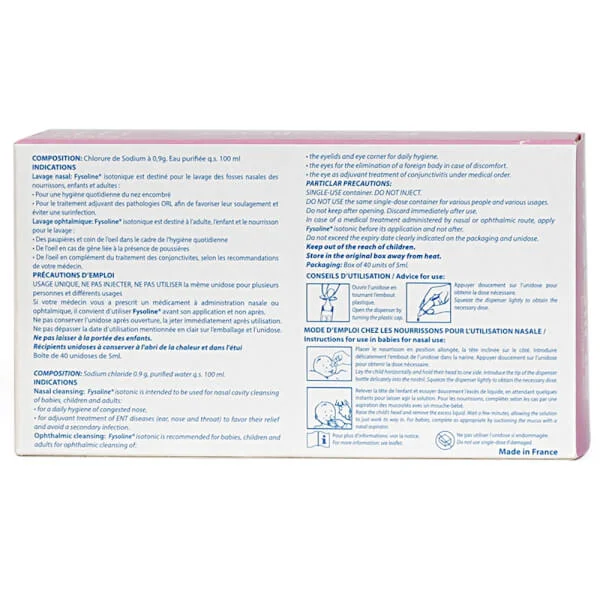 Nước muối sinh lý Fysoline