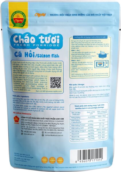 Cháo tươi Cây Thị Cá hồi