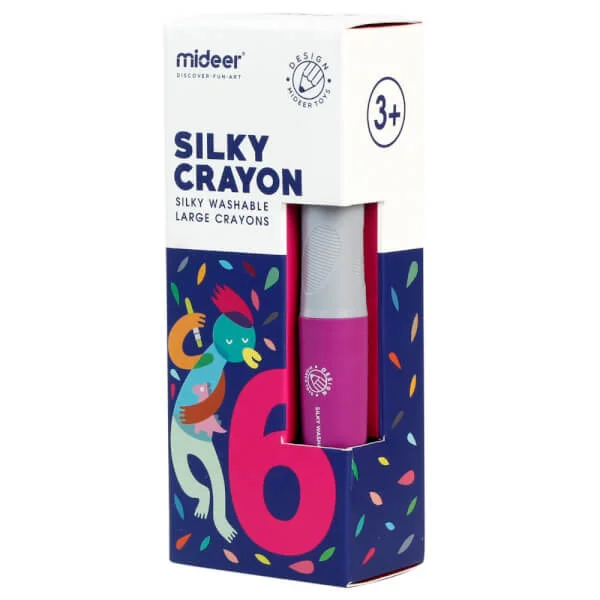 Bút sáp màu crayon 6 cây MD4065