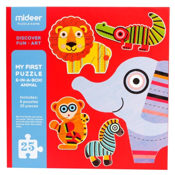 Bộ tranh xếp hình chủ đề động vật MD0078