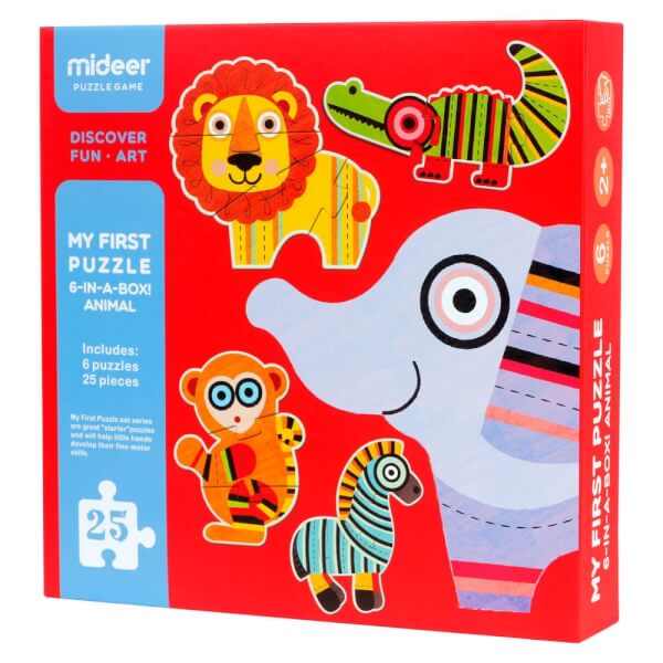 Bộ tranh xếp hình chủ đề động vật MD0078