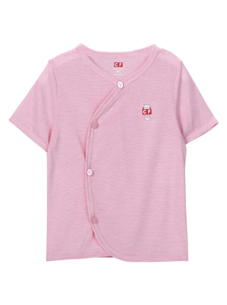 Bộ sơ sinh ngắn kháng khuẩn CF I129006 (3M/6M/9M,Hồng)