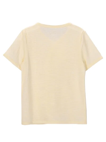 Bộ sơ sinh ngắn kháng khuẩn CF I129004 (3M/6M/9M,Vàng)