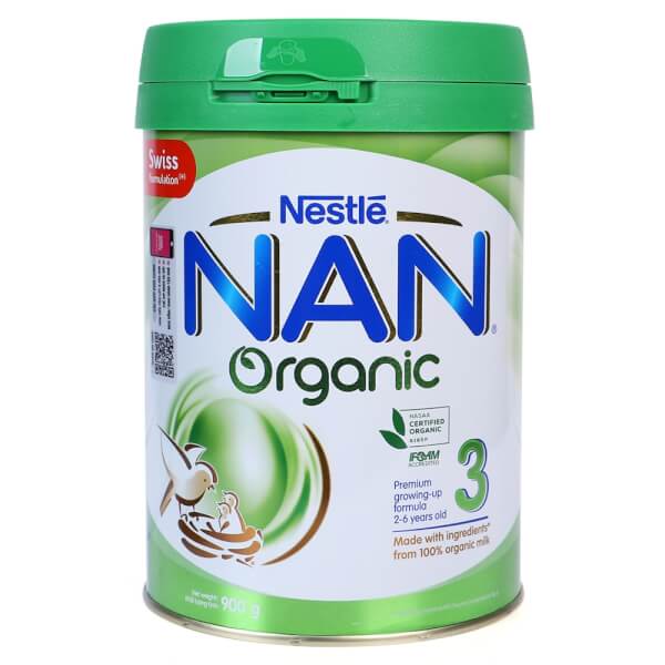 Sữa Nan Organic 3 900g (2-6 tuổi)