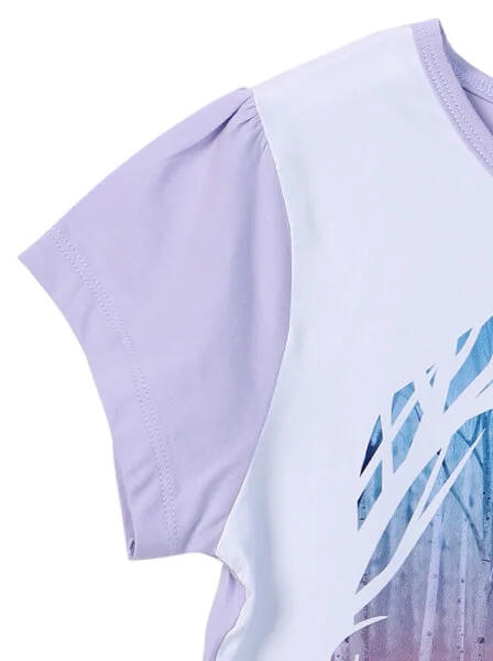 Áo thun bé gái tay ngắn CF G119022 Tím