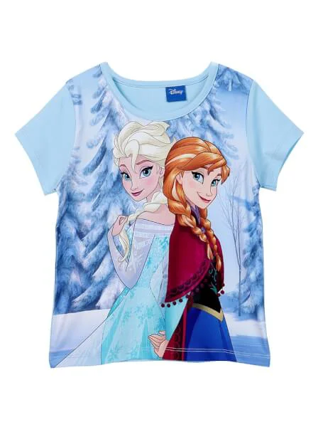 Áo thun bé gái tay ngắn CF G119023 Xanh