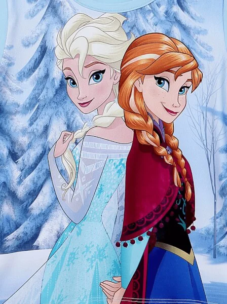 Áo thun bé gái tay ngắn CF G119023 Xanh