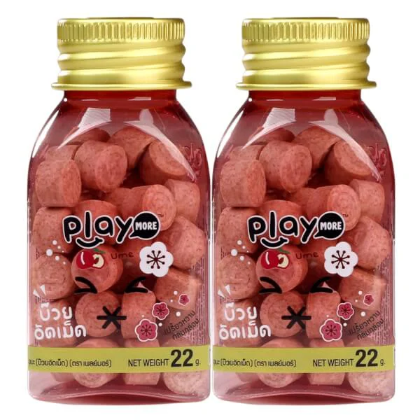 Combo 2 Kẹo Xí muội Playmore hũ 22g