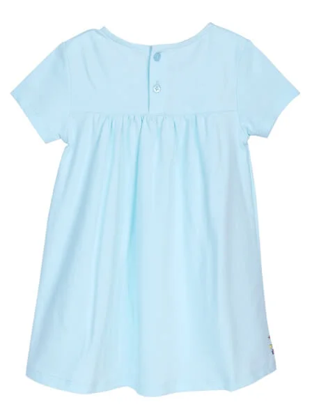 Đầm thun bé gái  CF G0220005 (9M,Xanh)