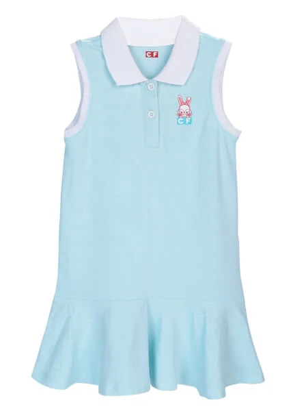 Đầm thun bé gái CF G0220002 Xanh