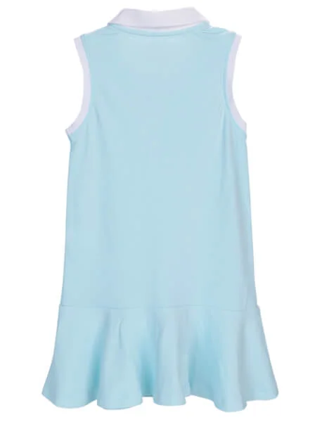 Đầm thun bé gái CF G0220002 Xanh