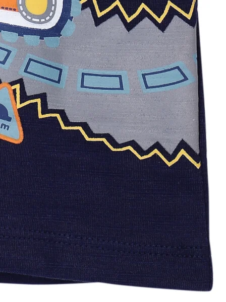 Áo thun bé trai tay ngắn CF B0120004 Xanh