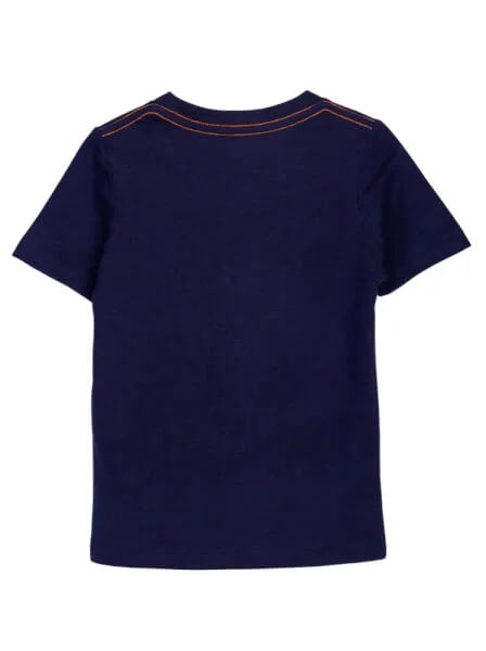 Áo thun bé trai tay ngắn CF B0120004 Xanh