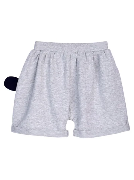 Quần thun bé trai ngắn CF B0220001 Xám