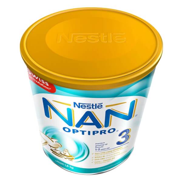Combo 2 lon Sữa Nan Optipro 3 1.8kg (1-2 tuổi)