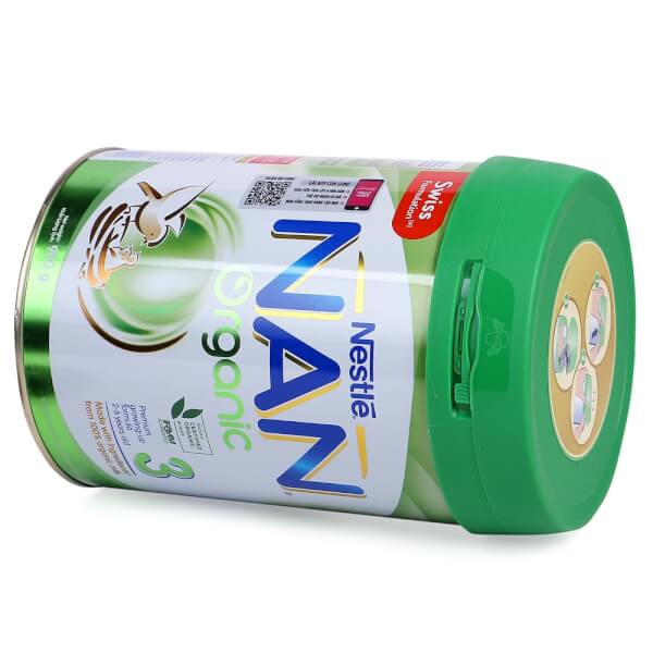 Combo 4 lon Sữa Nan Organic 3 900g (2-6 tuổi)