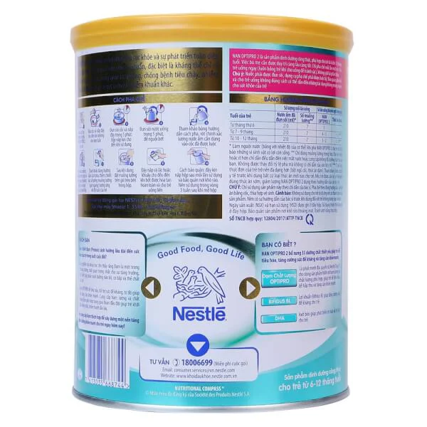 Sữa Nan Optipro 2 800g (6-12 tháng)
