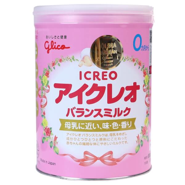 Sữa Glico Icreo số 0 800g (0-12 tháng)
