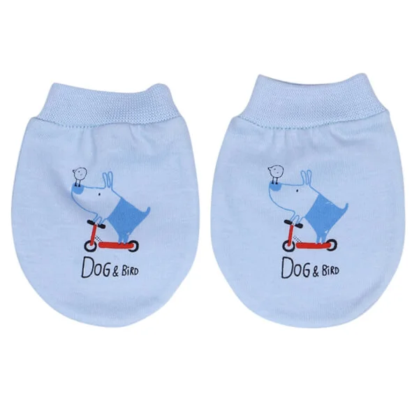 Bộ bao tay chân sơ sinh bo CF I099004 (NB,Xanh)