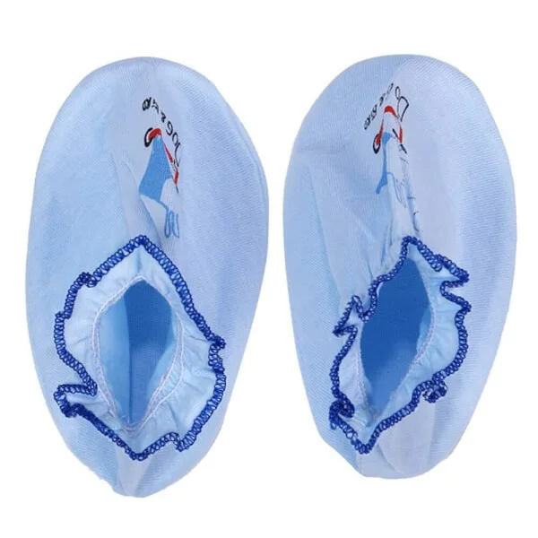 Bộ bao tay chân sơ sinh thun CF I099003 (NB,Xanh)