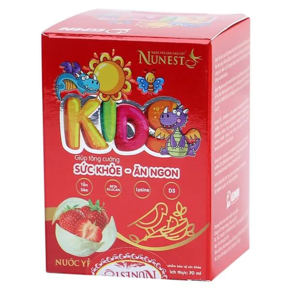 NƯỚC  YẾN NUNEST KIDS (Vị Dâu) 70 ml