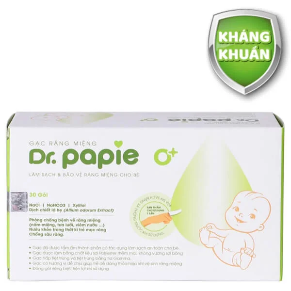 Gạc Răng Miệng Thảo Mộc Phòng Viêm Dr.Papie