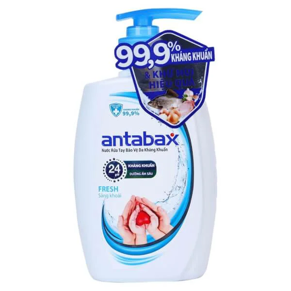 Nước Rửa Tay Kháng Khuẩn Antabax Fresh 500Ml