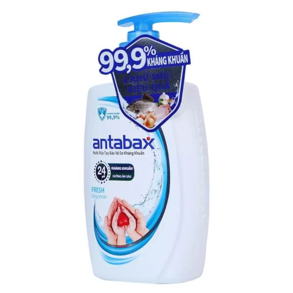 Nước Rửa Tay Kháng Khuẩn Antabax Fresh 500Ml