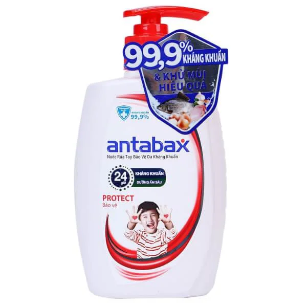 Nước Rửa Tay Kháng Khuẩn Antabax Protect 500Ml