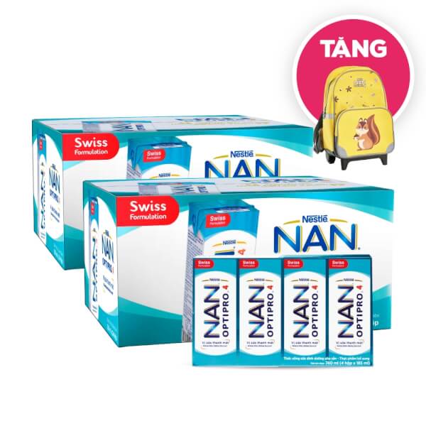 Combo 12 lốc Thực phẩm bổ sung Nestlé NAN OPTIPRO 4 - Lốc 4 hộp