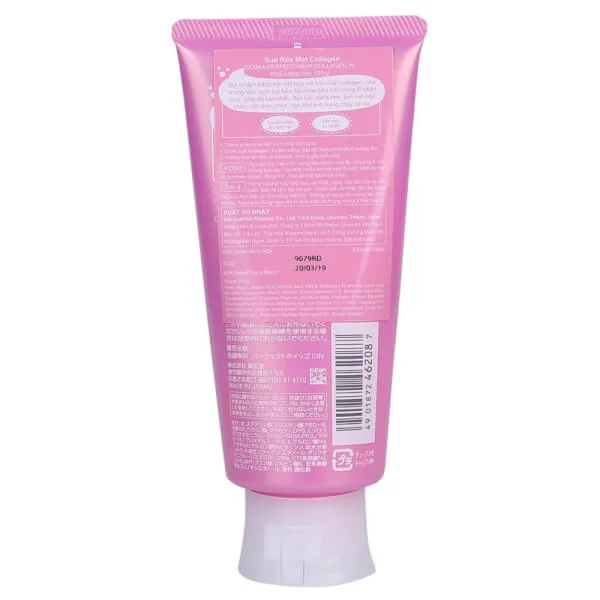 Sữa rửa mặt Tạo Bọt Senka Perfect Collagen 120g