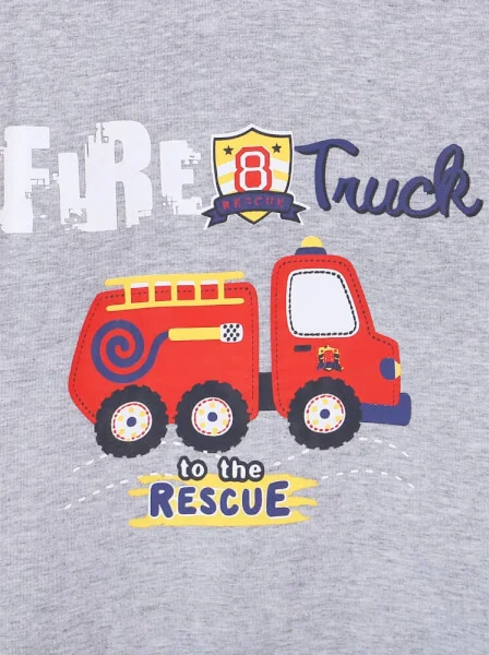 Áo thun bé trai sát nách CF B0220011 (2Y,Xám)