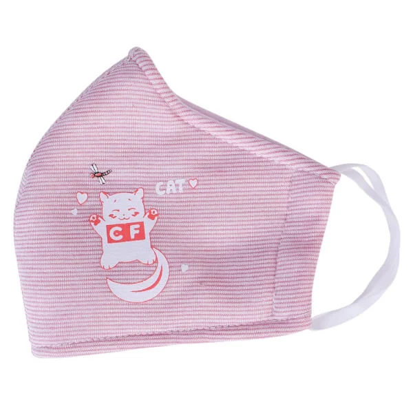 Khẩu trang vải kháng khuẩn CF bé gái (5-6Y,Nhiều màu)