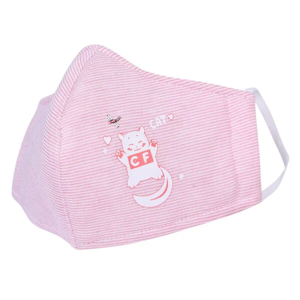 Khẩu trang vải kháng khuẩn CF bé gái (5-6Y,Nhiều màu)