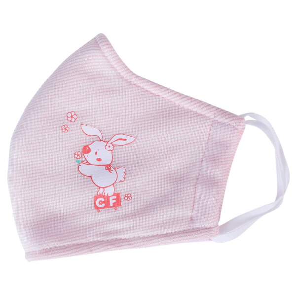 Khẩu trang vải kháng khuẩn CF bé gái (1-2Y,Nhiều màu)