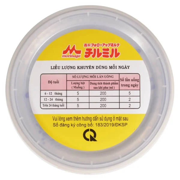 Sữa Morinaga số 2 850g (Chilmil, 6-36 tháng)